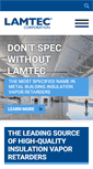 Mobile Screenshot of lamtec.com